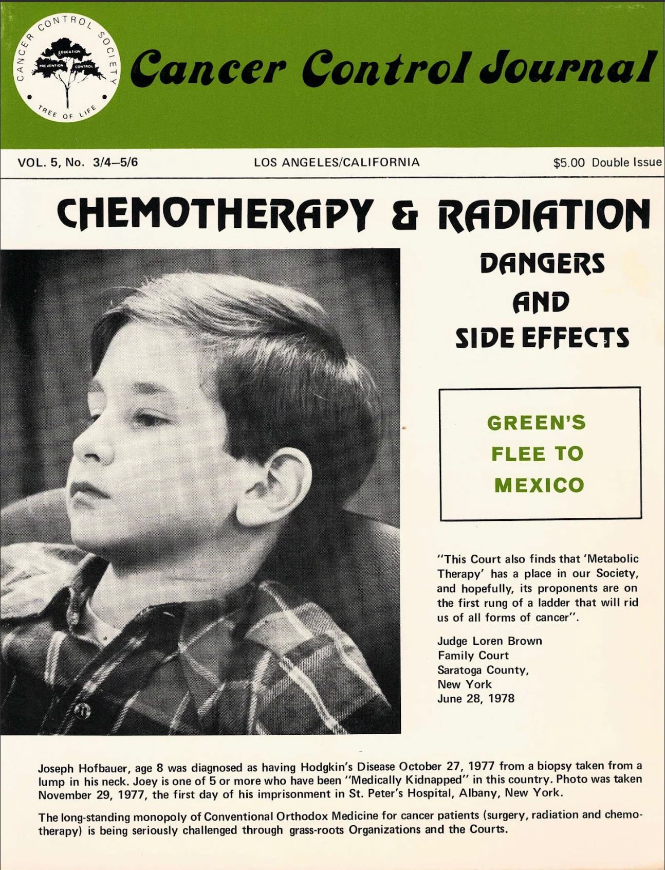(Booklet) Chemotherapy and Radiation - Cancer Control Journal - 1979