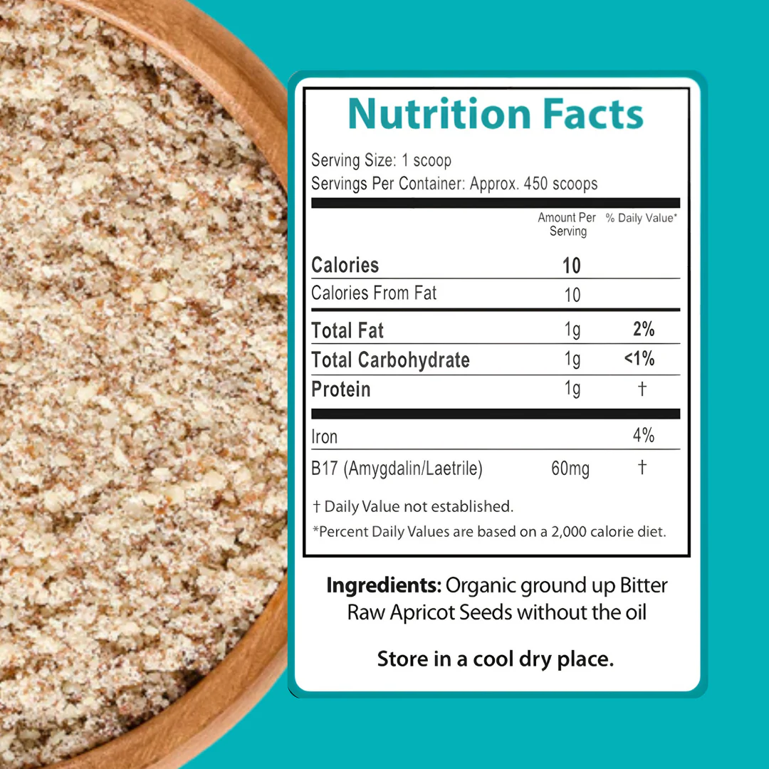 Bitter Apricot Seed Meal 16oz - Image 3