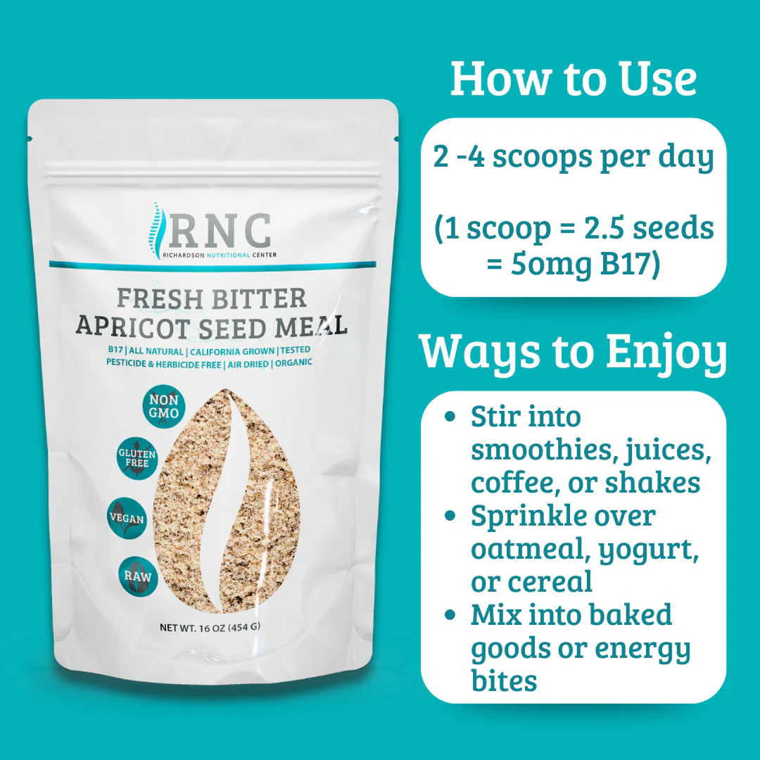 Bitter Apricot Seed Meal 16oz - Image 4