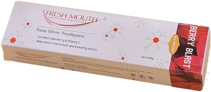 Fresh Mouth Nano Silver Berry Boost Toothpaste 2 Pack - Image 3