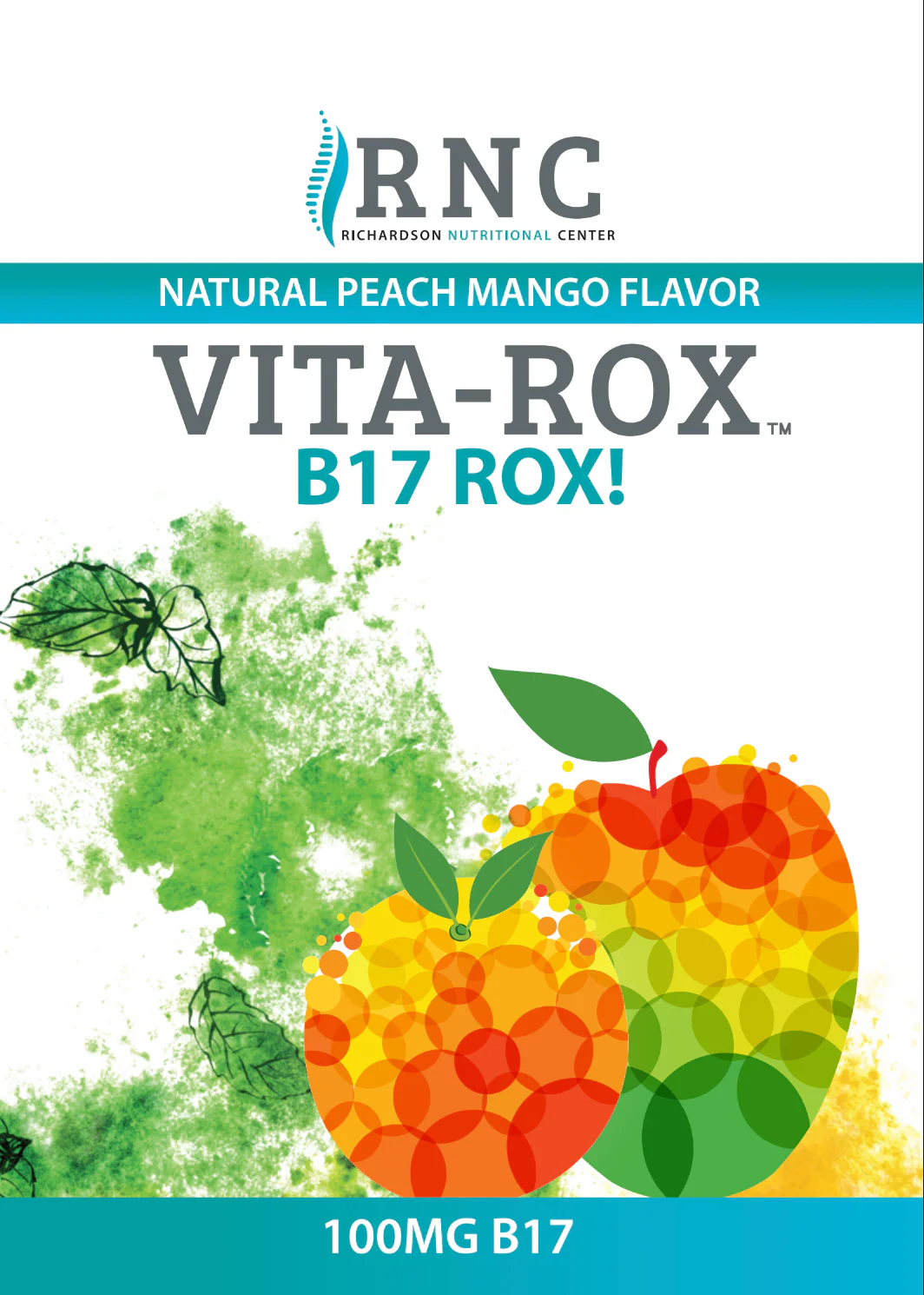 Vita-Rox 100mg B17 Popping Candy- Natural Peach Mango Flavor  (for 12+) - Image 3